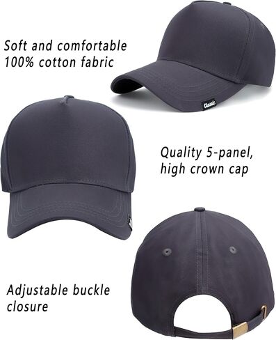 Oversize XXL Trucker Hat for Big Heads 23.6"-25.6", Extra Large High Crown Baseball Cap Dad Hat Adjustable Strapback Cap in Saudi Arabia