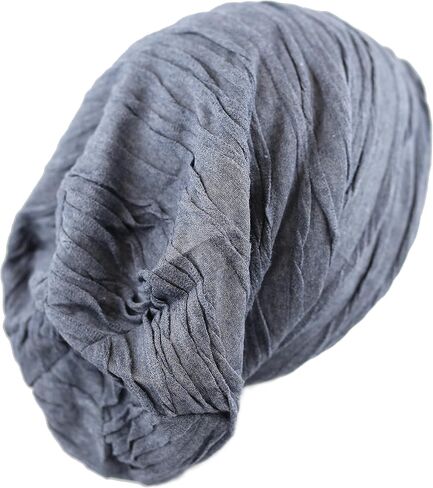 قبعة شتوية فضفاضة ذات طراز Chemo Slouchy على شكل سرطان للنساء، قبعة شتوية مبطنة بالصوف in Kuwait