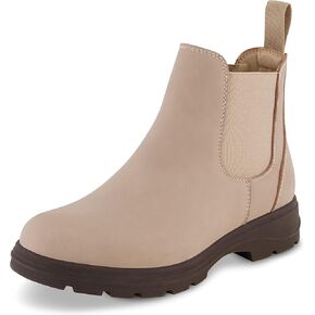 CUSHIONAIRE Women's Britain slip on chelsea boot +Memory Foam, Wide Widths Available