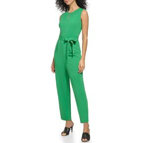 DKNY Womens Sleeveless Scuba Crepe Jumpsuit in Saudi Arabia
