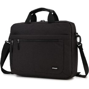 RAVUO Laptop Bag for Women, 15.6 inch Lightweight Shoulder Bag Water Resistant Shockproof Laptop Sleeve Case Business Briefcase with Shoulder Strap Purple