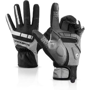 ROCKBROS Cycling Gloves Motocycle Mountain Bike Gloves Full Finger Biking Gloves for Men Bicycle Gloves in Saudi Arabia