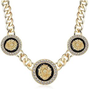 جالهام - قلادة جديدة لكرة السلة زوجات الحب والهيب هوب اتلانتا ريهانا 16 انش L مستوحاة من المشاهير سلسلة على شكل رأس الاسد in Kuwait