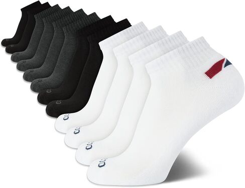IZOD Men's Athletic Socks - Performance Cushion Quarter Socks (10 or 12 Pack) in Saudi Arabia