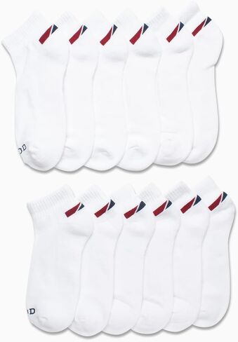 IZOD Men's Athletic Socks - Performance Cushion Quarter Socks (10 or 12 Pack) in Kuwait