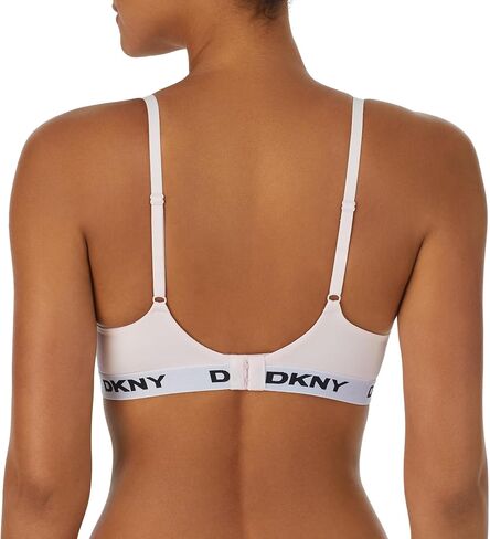 DKNY Women's Contrast Logo Full Coverage Wired T-Shirt Bra in Saudi Arabia