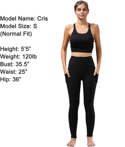 سروال يوجا نسائي عالي الخصر من Everweekend مع جيب للتحكم في البطن وتمارين رياضية وجري وصالة ألعاب رياضية غير شفافة in Kuwait