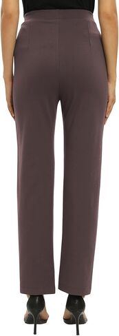 EXCHIC Women's Yoga Dress Pants Stretchy Casual Slacks Straight Leg Work Pants with Pockets in Saudi Arabia