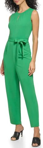 DKNY Womens Sleeveless Scuba Crepe Jumpsuit in Saudi Arabia