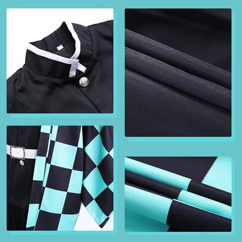 زي ميتابارتي تانجيرو نيزوكو التنكري للرجال، زي قاتل الشياطين للبالغين والأطفال in Kuwait