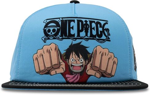 Ripple Junction One Piece Anime 5 Panel منظم مسطح بيل Snapback قبعة قابلة للتعديل للرجال والنساء مرخصة رسميًا in Kuwait