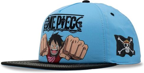 Ripple Junction One Piece Anime 5 Panel منظم مسطح بيل Snapback قبعة قابلة للتعديل للرجال والنساء مرخصة رسميًا in Kuwait