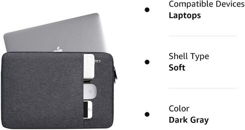 17-17.3 Inch Laptop Sleeve Bag for HP 17" 17.3" Laptop, HP Pavilion 17.3/HP Envy 17.3, Dell Inspiron 17, LG Gram 17.3, Lenovo Ideapad 17.3, MSI GS75/MSI GE75 17.3, Acer Asus and Most 17-17.3 in Laptop in Kuwait