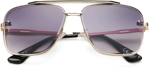 COASION Tony Stark Sunglasses Costume Eyewear Retro Square Aviator Sun Glasses Frames for Men Women in Kuwait