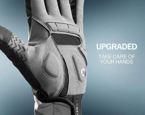 ROCKBROS Cycling Gloves Motocycle Mountain Bike Gloves Full Finger Biking Gloves for Men Bicycle Gloves in Saudi Arabia