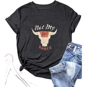 Not My First Rodeo Tank Tops Women Vintage Country Sleeveless Shirt Funny Letter Print Western Cowboy Tees