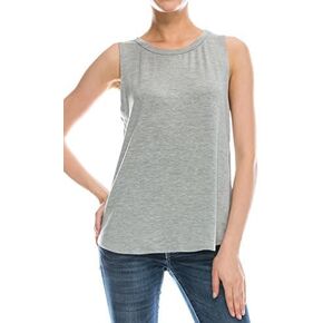 EttelLut - Women's Loose Fit Flowy Tank Tops - Ideal for Workout, Yoga, Running, Working Out at The Gym and Lounging Around
