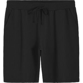Weintee Women's Plus Size Cotton Bermuda Shorts with Pockets