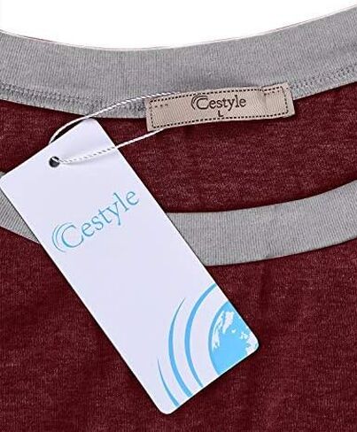 قمصان Cestyle للسيدات ذات رقبة دائرية وأكمام طويلة راجلان كاجوال in Kuwait