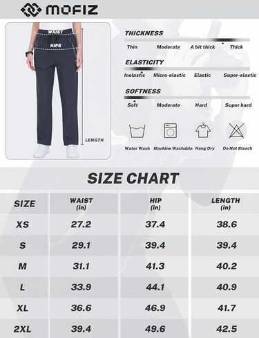 MoFiz Women's Hiking Pants Insulated Outdoor Snow Ski Pants Warm Winter Soft Shell with Zipper Pockets in Kuwait