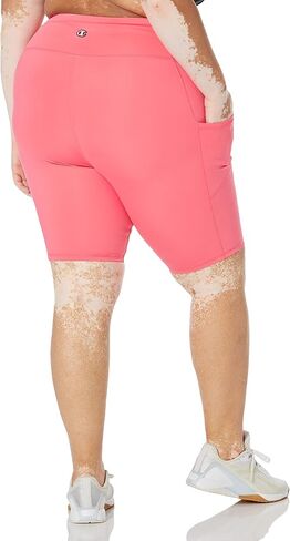 Champion Women's Plus Size Absolute Bike Shorts, Wicking Plus Size Bike Shorts for Women, 9" in Kuwait