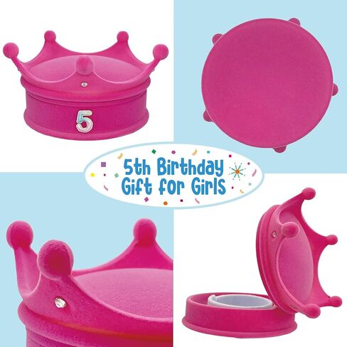 هدية عيد الميلاد الخامس للبنات، سوار عيد الميلاد الخامس ازرق، صندوق تاج عيد ميلاد 5، هدايا عيد ميلاد للبنات في سن 5 سنوات، مجوهرات عيد الميلاد الخامس، هدايا عيد الميلاد الخامس، افكار عيد الميلاد in Kuwait