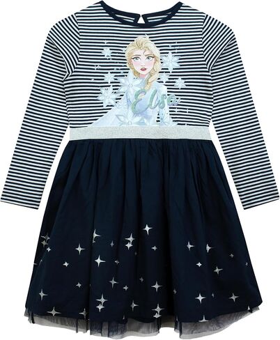 Disney Frozen Party Dress | Elsa Dress | Princess Dresses for Girls| Sizes 24M to 10 | Official Frozen Merchandise in Saudi Arabia