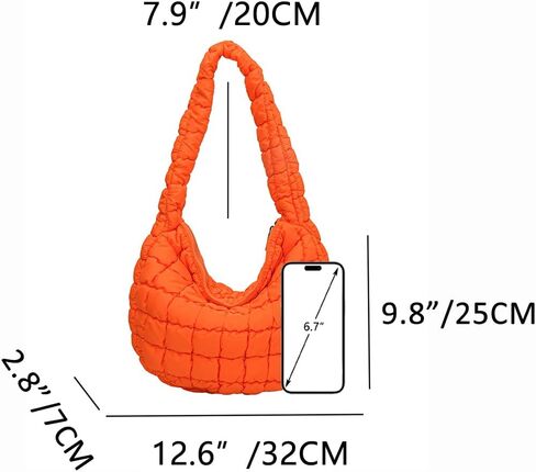 شنطة توت مبطنة للنساء، شنطة منتفخة خفيفة الوزن، شنطة كتف هوبو، شنطة ساتشل، شنطة يد سحابية، شنطة بسحاب 2023 in Kuwait