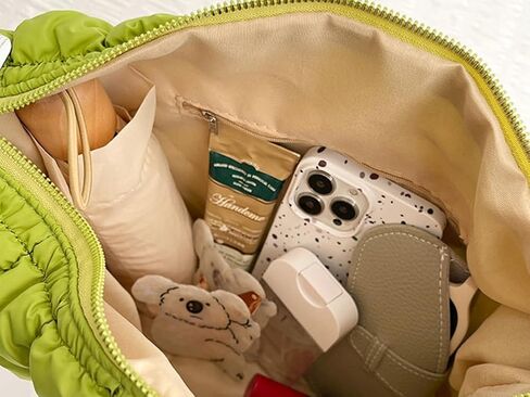 شنطة توت مبطنة للنساء، شنطة منتفخة خفيفة الوزن، شنطة كتف هوبو، شنطة ساتشل، شنطة يد سحابية، شنطة بسحاب 2023 in Kuwait