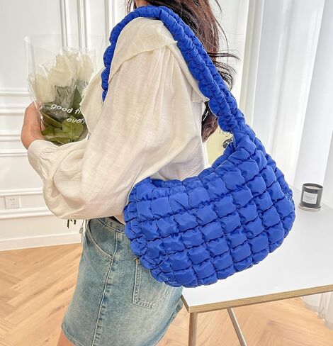 شنطة توت مبطنة للنساء، شنطة منتفخة خفيفة الوزن، شنطة كتف هوبو، شنطة ساتشل، شنطة يد سحابية، شنطة بسحاب 2023 in Kuwait