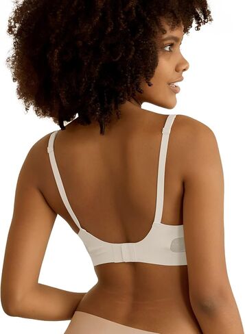 Niidor Seamless Wireless Bra V Neck Invisible Comfort Bra Breathable Wirefree Bralette Thin Soft Everyday Bra for Women in Kuwait