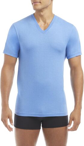 Evolve Men's Performance Cotton 3 Pack V-Neck T-Shirt in Saudi Arabia