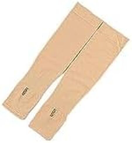 GREENPORT Unisex Cover Arm Sleeve Glove with Thumb Hole, for Driving/Riding/Sports & Outdoor Activities BEIGE Protection. in Kuwait