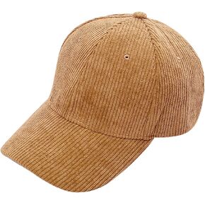 LABANCA Unisex Solid Low Profile Adjustable Baseball Cap Corduroy Cotton Baseball Caps Classic 6 Panels Hats
