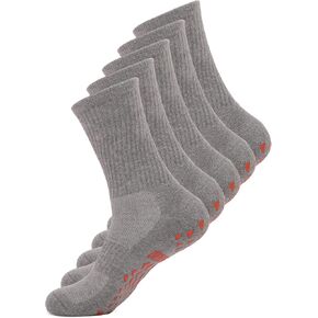 Soccer Socks Men Non Slip Grip Socks Soccer Athletic Socks for Football Basketball Volleyball 5 Pairs in Kuwait