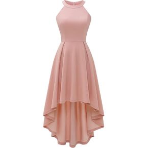 Dressystar فساتين كوكتيل صيفية للنساء بدون أكمام فستان وصيفة العروس Hi-Lo فستان رسمي للحفلات لضيوف الزفاف in Kuwait