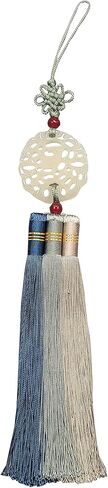 Hanbok Accessory NORIGAE Korea Traditional Ornament Pendant Woman Girl 35 cm Navy 6 in Saudi Arabia