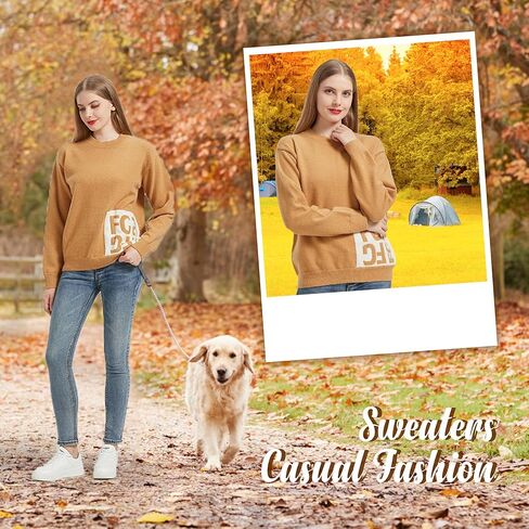 سترة نسائية بأكمام طويلة وياقة مستديرة، وسترات صوفية ناعمة بمقاس كلاسيكي in Kuwait