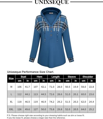 سترة نسائية من Unixseque بأكمام طويلة وغطاء للرأس وياقة على شكل حرف V وزر وقلنسوة in Kuwait