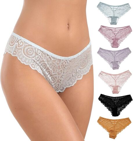 مجموعة أليس إنتيمايتس مكونة من 6 بيكيني نسائي من الدانتيل in Kuwait