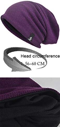 VECRY Mens Slouchy Beanie Knit Skull Cap Long Baggy Hip-hop Winter Summer Hat B305 in Kuwait