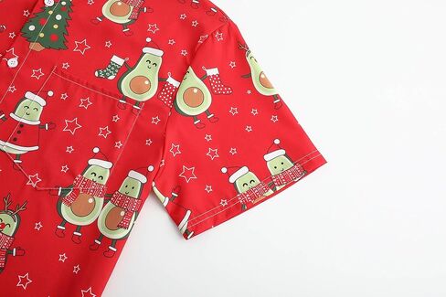 قمصان Pumwvls لعيد الميلاد للرجال، قمصان رجالية كاجوال بأكمام قصيرة وأزرار سفلية، قميص هاواي غير تقليدي in Kuwait