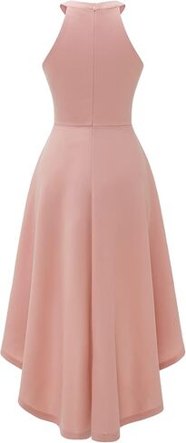 Dressystar فساتين كوكتيل صيفية للنساء بدون أكمام فستان وصيفة العروس Hi-Lo فستان رسمي للحفلات لضيوف الزفاف in Kuwait