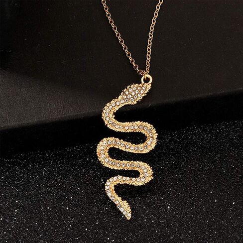 JczR.Y Dragon Necklace Pendant Dainty Rhinestone Dragon Necklace for Women Girls Halloween Domineering Neck Jewelry Gift in Saudi Arabia