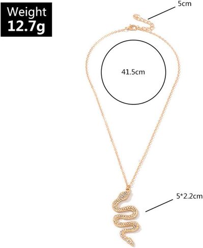 JczR.Y Dragon Necklace Pendant Dainty Rhinestone Dragon Necklace for Women Girls Halloween Domineering Neck Jewelry Gift in Saudi Arabia