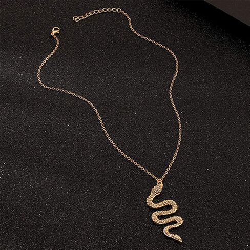 JczR.Y Dragon Necklace Pendant Dainty Rhinestone Dragon Necklace for Women Girls Halloween Domineering Neck Jewelry Gift in Saudi Arabia