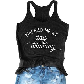 Women's Racerback Tank Tops You Had Me Summer Casual Loose-Fit Tops Camisole Workout Yoga Tanks Vacation Beach Shirts