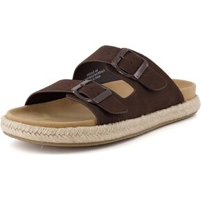 CUSHIONAIRE Women's Noodle Espadrille footbed sandal with +Comfort, Wide Widths Available
