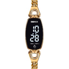 Gosasa Top Brand Electronic Luxury Womens Watch LED Touch Screen Ladies Digital Watches Business Watch for Women Quart Waterproof Elegant Female Wristwatch in Saudi Arabia