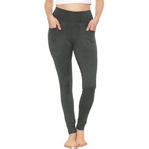 Stretch is Comfort Women's High Waist Cotton Stretch Pencil Pants Front Pockets in Kuwait